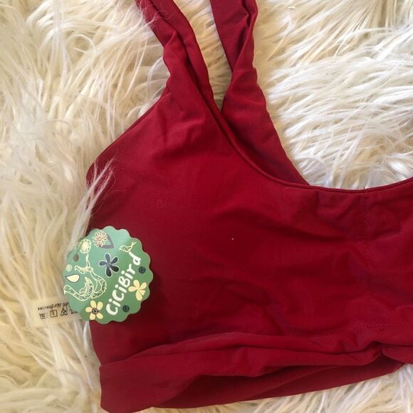 Cici bird red 2pc bikini - Picture 3 of 5